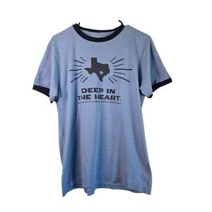 Austin City Limits 2017 Music Festival Ringer T-Shirt Mens Medium ACL Lineup EUC